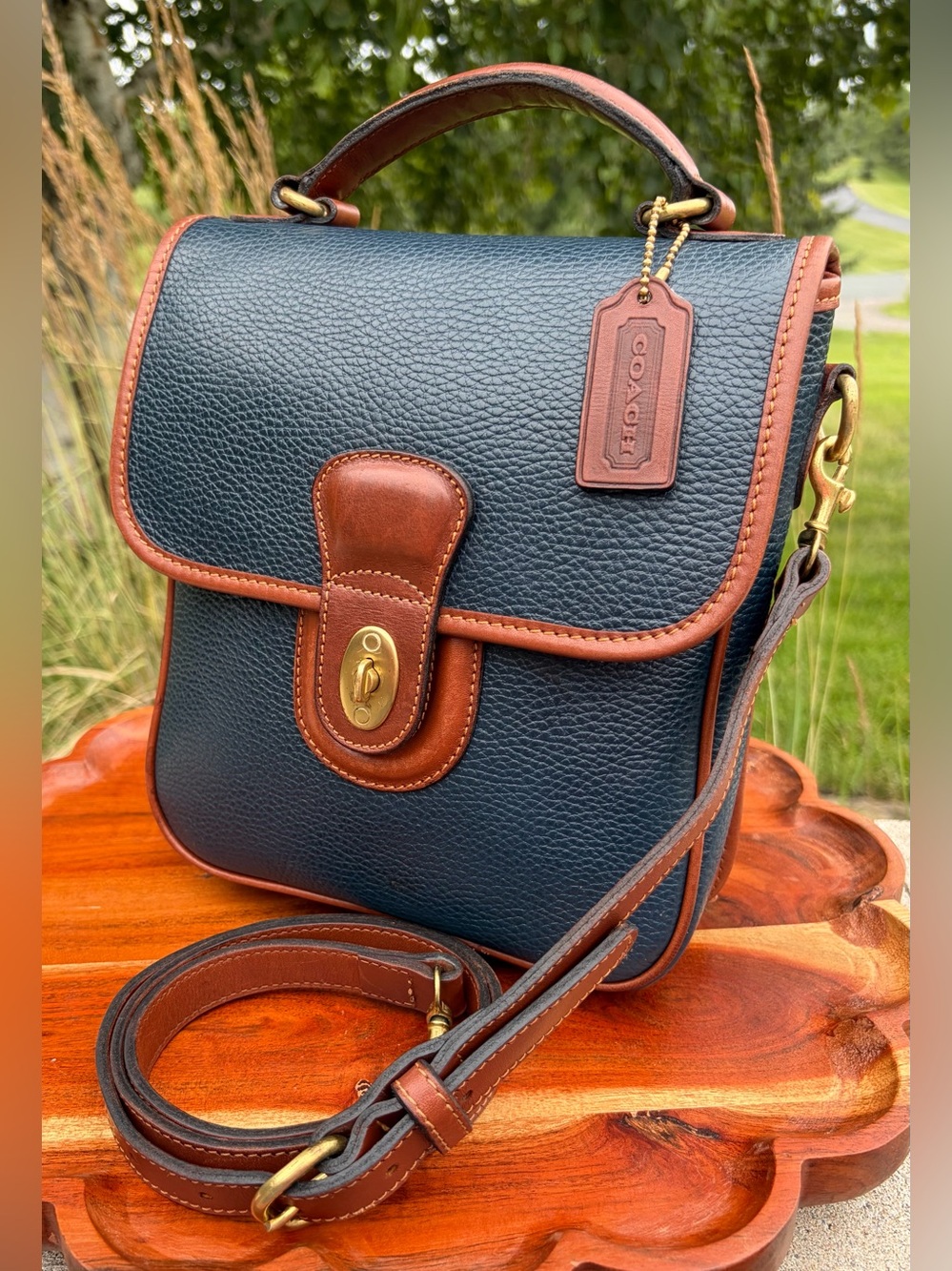 Vintage COACH Sheridan Collection Elliot Top Handle Shoulder Bag 4235 - Picture 3 of 17
